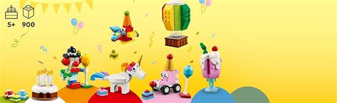 LEGO Classic Creative Party Box 11029 Building Toy Set | Multicolor ...