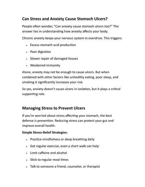 PPT - Can stress cause gastric ulcers PowerPoint Presentation, free ...