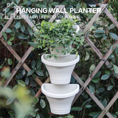 Buy Hanging Vertical Planter, NEWKITS 3 Pcs Modular Hanging Planters ...
