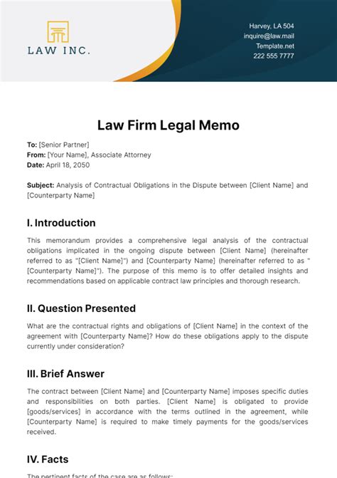 Memo Format Law Examples 的图像结果