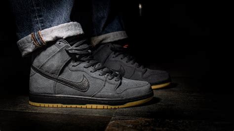 nike sb dunk high pro iso dark smoke grey