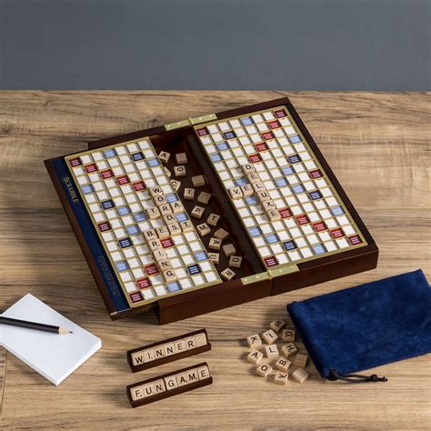 Buy Winning Solutions Scrabble Deluxe Travel Board Game Online at ...