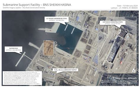 China Building Secretive Submarine Base in Bangladesh; Satellite ...