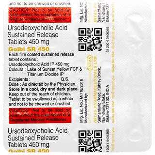 Golbi Sr 450 Tablet 15: Uses, Side Effects, Price & Substitutes