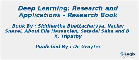 Essential Research Books in Deep Learning Research and Applications | S ...