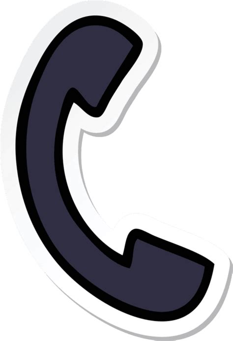 Image result for Call Sticker PNG