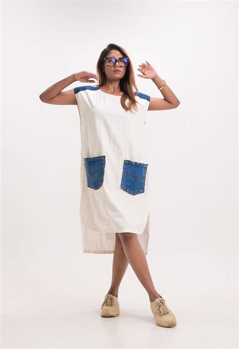 Denimax White Dress – denimdarzi.com