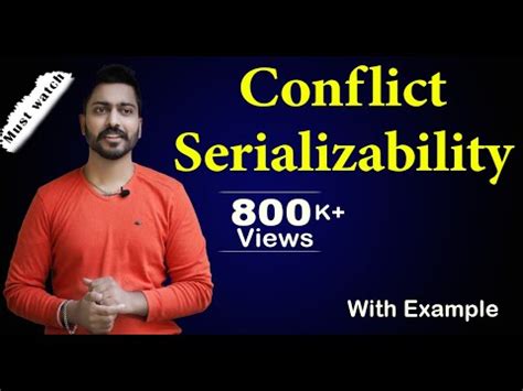 Conflict Serializability, Precedence Graph: Transaction Video Lecture ...