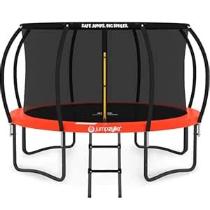 JUMPZYLLA Trampoline 8FT 10FT 12FT 14FT Trampoline with Enclosure ...