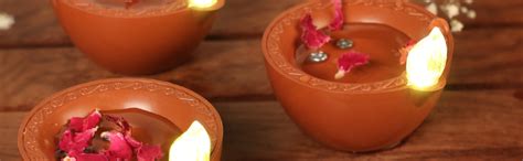 Buy Present Mart Water Sensor Electric LED Diyas Set of 6 Plastic ...