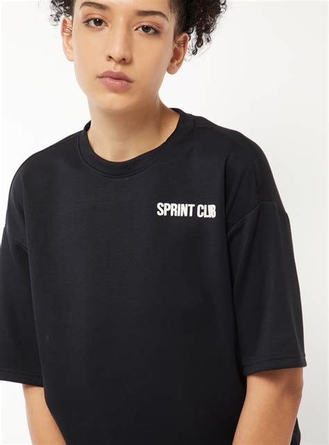 Buy Women Printed Boxy Fit Sports T-shirt Online at just Rs. 599.0 ...