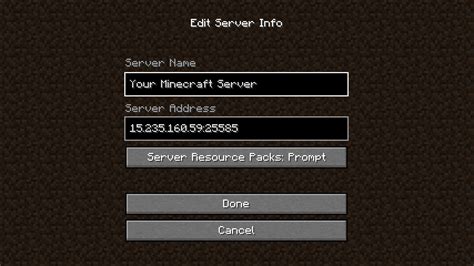 Image result for Direct Connection Minecraft Servers
