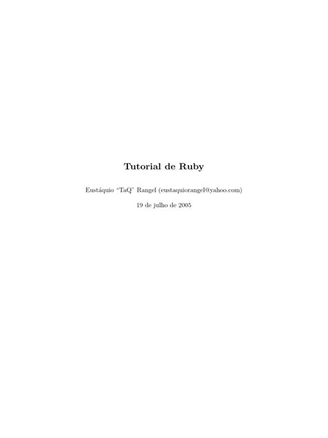 Image result for Ruby Programming Language Tutorial PDFs