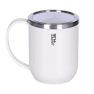 Buy Jaypee Plus Cupshup Coffee Mug with Lid Stainless Steel Inner ...
