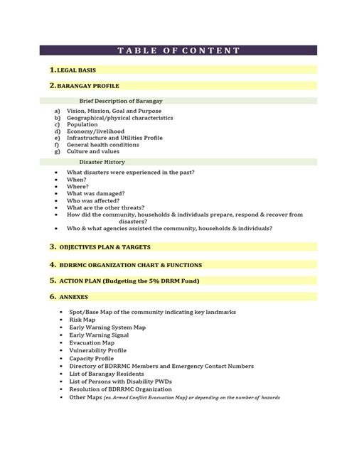 Image result for Module 2 Table of Content