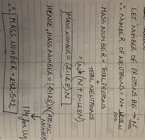 the element Uuq contains 12.8 percentage more neutrons compared to ...