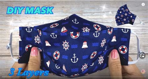 Image result for 3D Two Tone Face Mask Pattern Tutorial