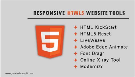 HTML5 Web Development Tools 的图像结果