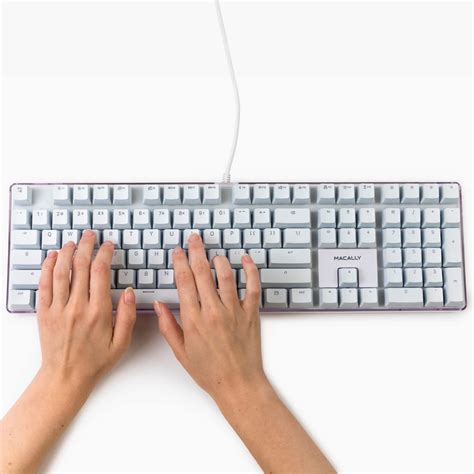 Amazon.in: Buy Macally Backlit Mechanical Keyboard for Mac - for Apple ...