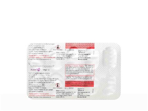 Buy Acutret 10 Capsule Online | Clinikally