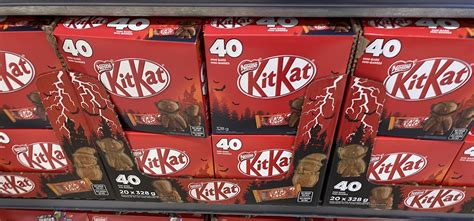 Gluten free Kit Kat! Right on time for Halloween 🎃. Ingredients are on ...