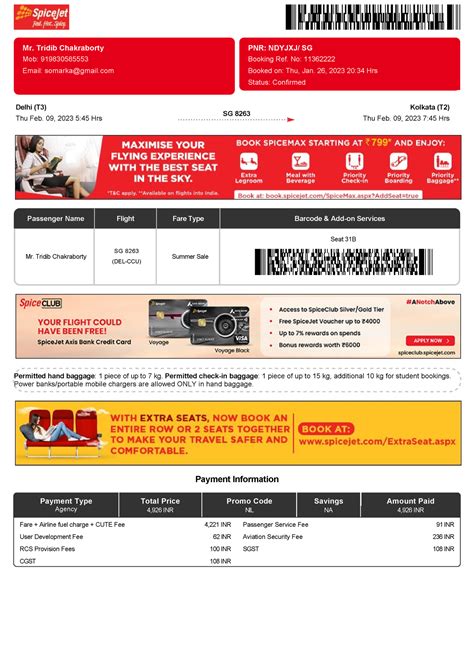 Ndyjxj Itinerary - eij9 - Mr. Tridib Chakraborty Mob: 919830585553 ...