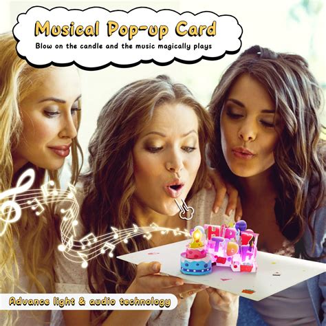 Buy Birthday Card, Musical Birthday Cards with Light and Music ...