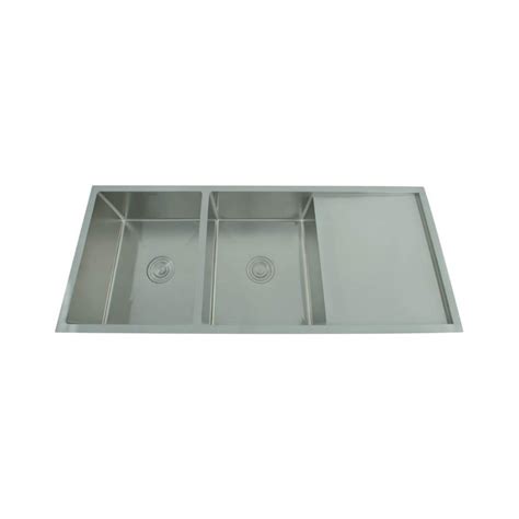 Futura Stainless Steel Sink Hand Carved Series DOUBLE BOWL WITH DRAIN ...