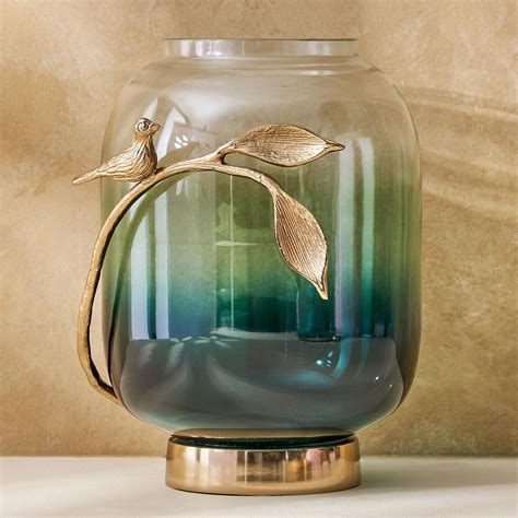 Buy Splendid Goldcrest Gloria Glass Bird Vase from Home Centre at just ...