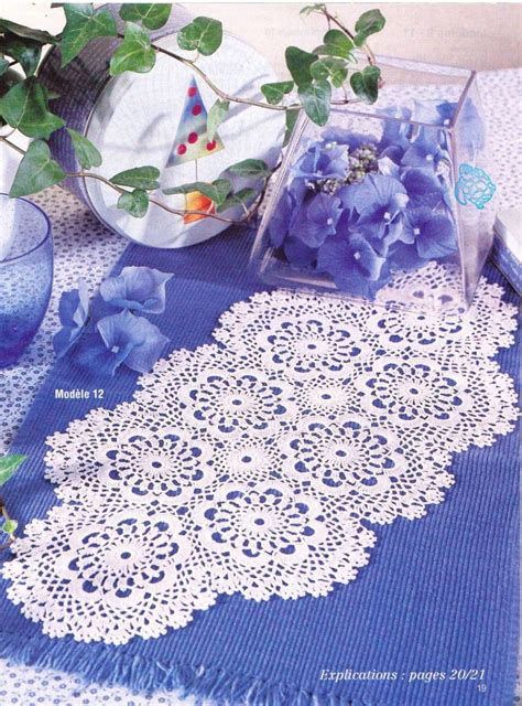 Image result for Crochet Rectangle Doily Pattern