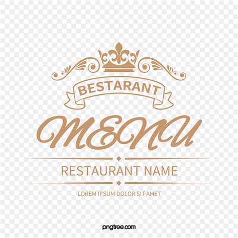 Clipart Menu Restaurant