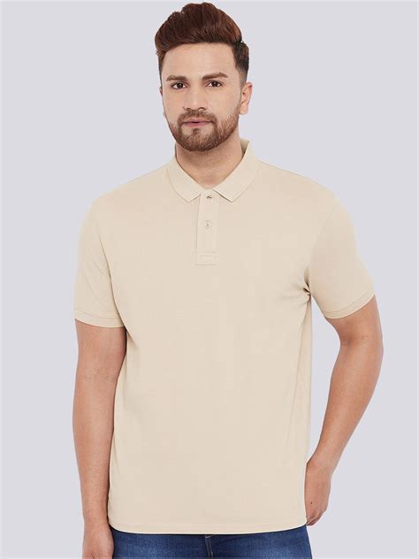 Beige Polo T-shirt - Besick