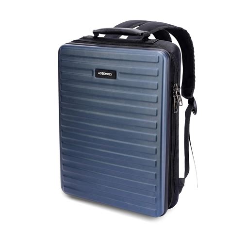 Buy Assembly Hard Shell Backpack with Padded Laptop Compartment- Unisex ...