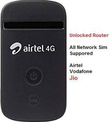 Airtel ZTE MF90 MIFI Unlocked Router(all Sim Supported) Data Card ...