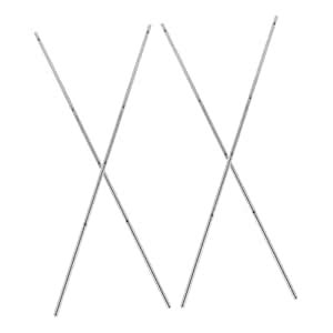 ifundom 4pcs Foosball Table Replacement Rods Easy to Install Steel ...
