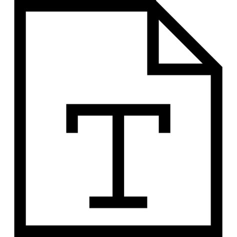 Text file Pictogramer Outline icon | Freepik