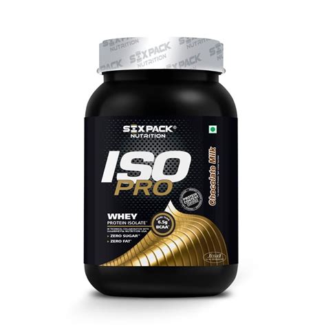 Six Pack Nutrition ISO Pro Whey Protein Powder Chocolate Flavour 1Kg ...