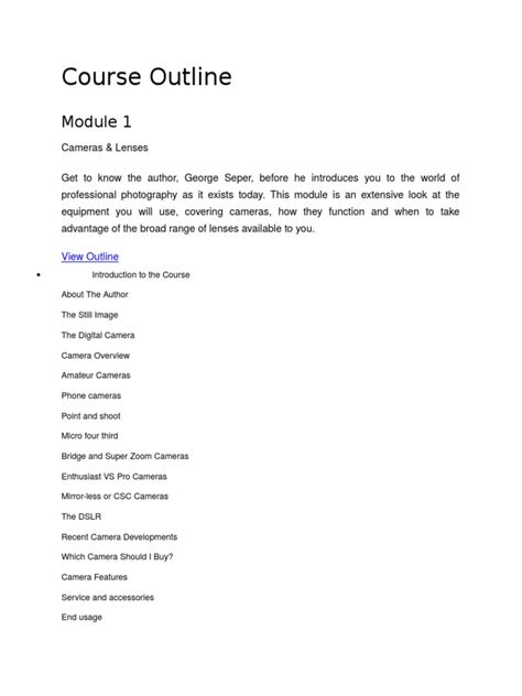 Image result for Course Outline Imager