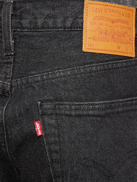 Men's 501 Black Straight Fit Mid Rise Jeans – Levis India Store