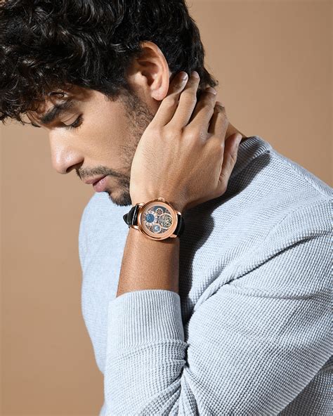 Britime Aquatica Rose Gold With Roman Numerals Men's Watch - 274-L3050