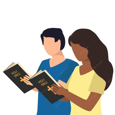 Reading The Bible Clip Art