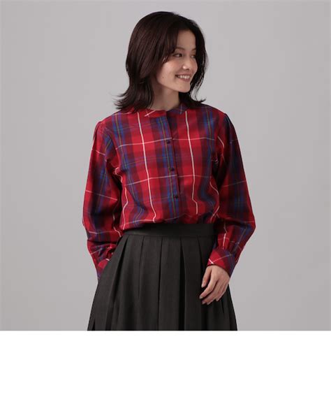 タータンチェック柄パフ袖ブラウス/Afternoon Tea Original Tartans｜アフタヌーンティー・リビングの通販｜&mall ...
