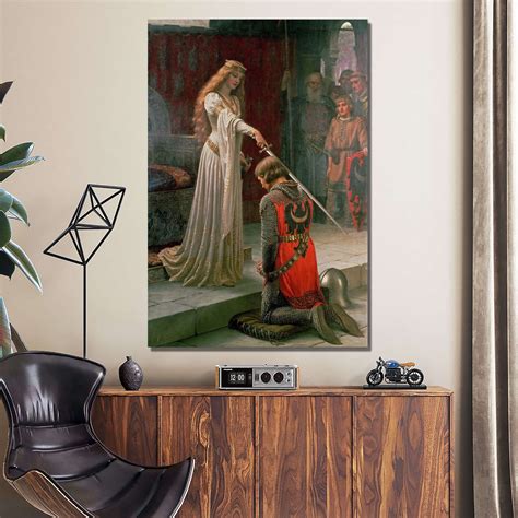 The Accolade by Edmund Blair Leighton Wall Art, Reproduction Art ...