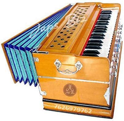 JAPS BIZ® Harmonium 42 Key 9 Stopper Chudidaar Bellow Two Reed Bass ...