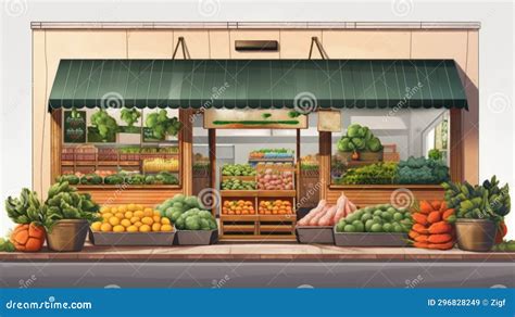 Fruit Store Cartoon 的图像结果