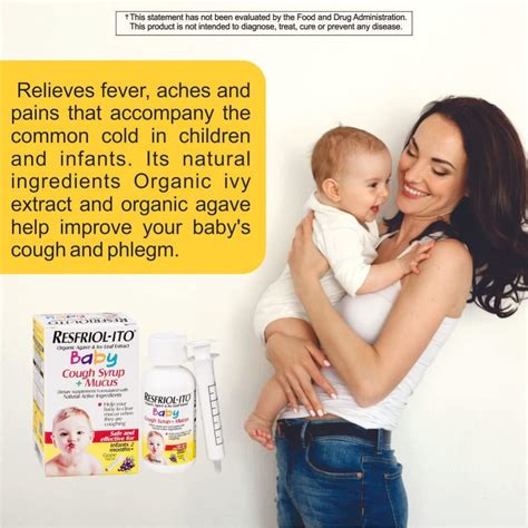 Buy Resfriolito Baby Cough Syrup + Mucus 2 fl oz Infants 2 Months+ ...