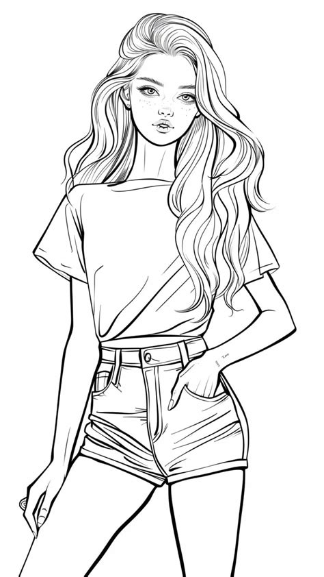 Image result for Top Model Coloring Book