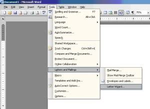 Using Wizard Design a Professional Letter Using Window 2007 的图像结果