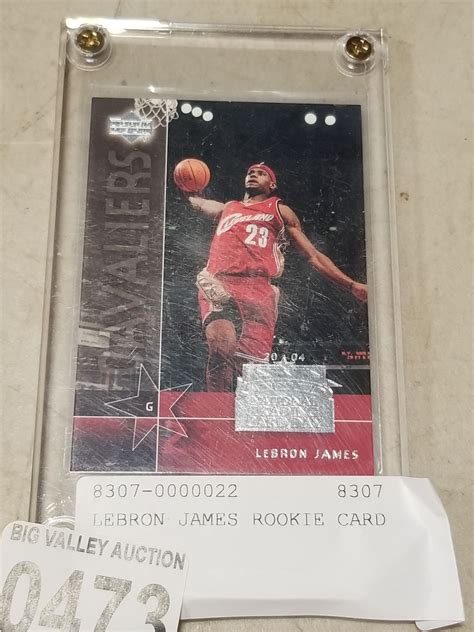 LEBRON JAMES ROOKIE CARD - Big Valley Auction