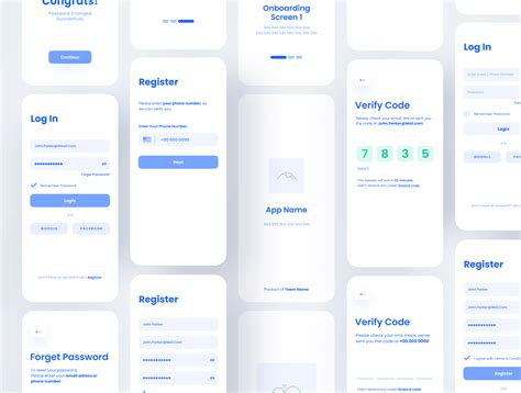 Login and register screen for app – Artofit